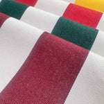 Esplendido Green White Stripe Outdoor Fabric