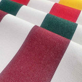 Esplendido Green White Stripe Outdoor Fabric