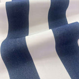 Esplendido Navy White Stripe Outdoor Fabric