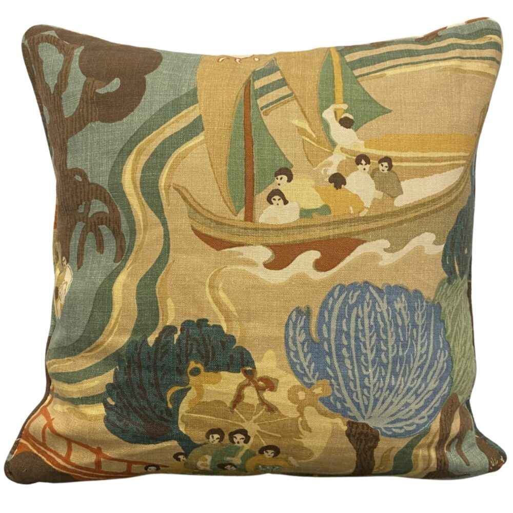 Schumacher Pearl River Jade Pillow