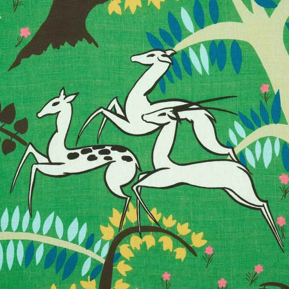 Schumacher Antelope Jade Pillow