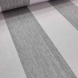 Esplendido Grey White Stripe Outdoor Fabric