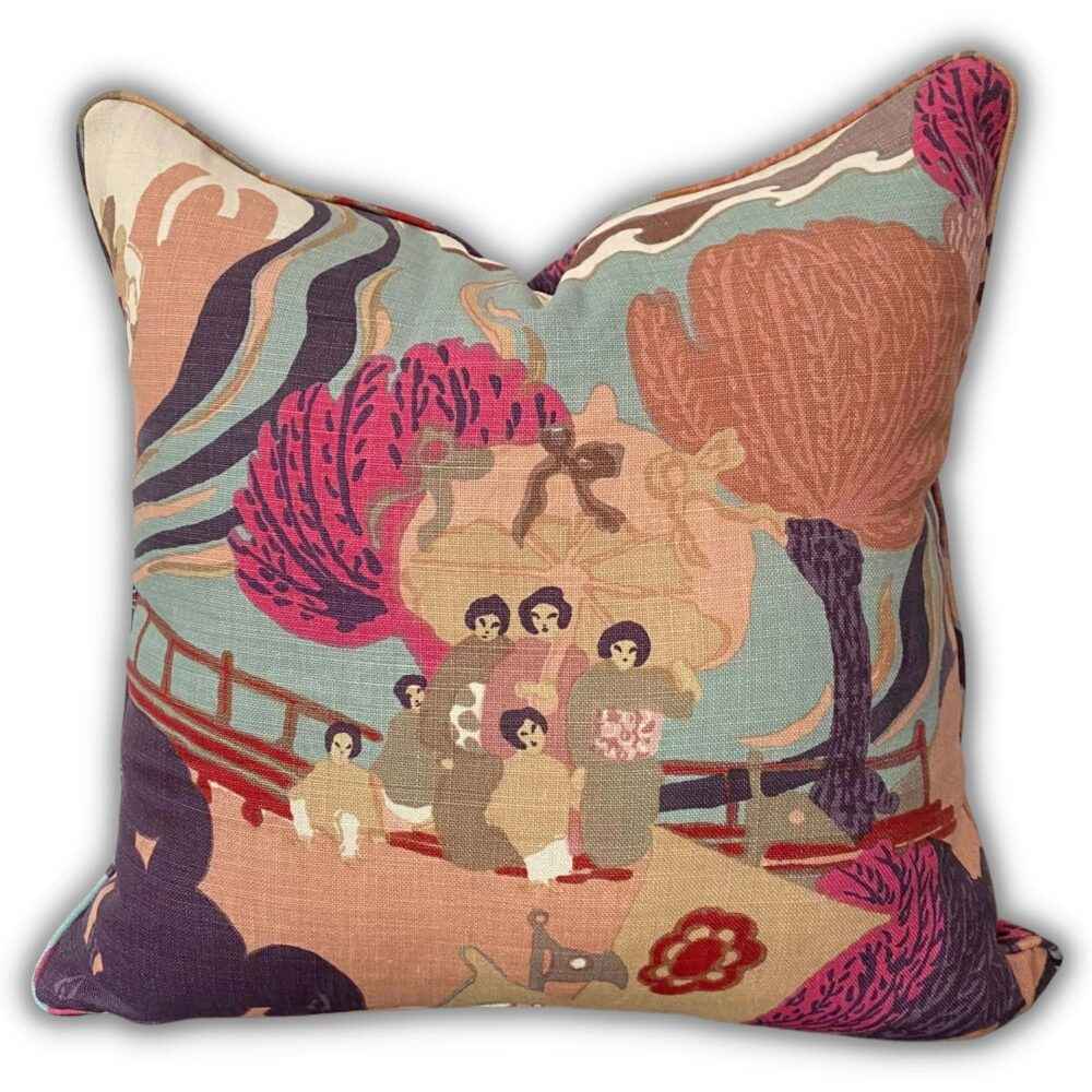 Schumacher Pearl River Cushion