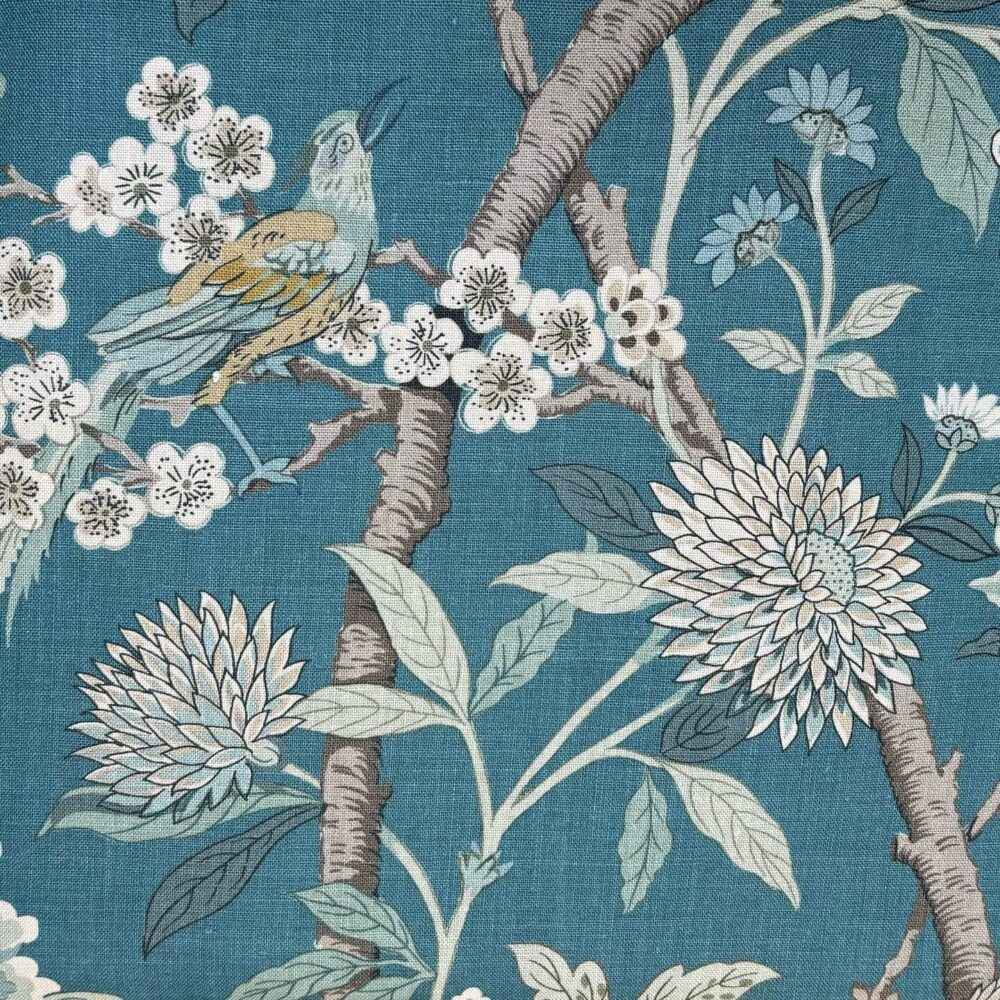 GP & J Baker Hydrangea Bird Teal