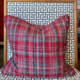 Casamance Alpaca Plaid Woollen Cushion