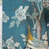 GP & J Baker Hydrangea Bird Teal
