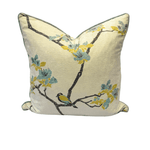 Azalea Waterfront Cushion By Florence Broadhurst with feather inner cushion