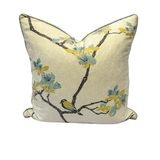 Azalea Waterfront Cushion By Florence Broadhurst with feather inner cushion