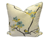 Azalea Waterfront Cushion By Florence Broadhurst with piping detail