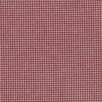Bennet Tritan Rouge Red and white houndstooth pattern fabric