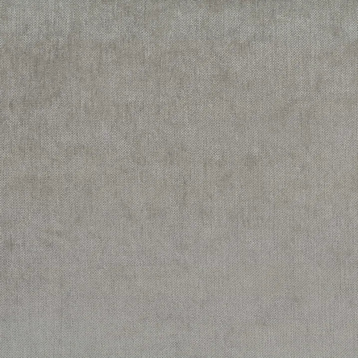 Caspian silver 300cm wide velvet curtain fabric by warwick