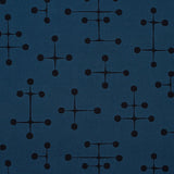 Charles & Ray Eames Dot Pattern Navy Textile.