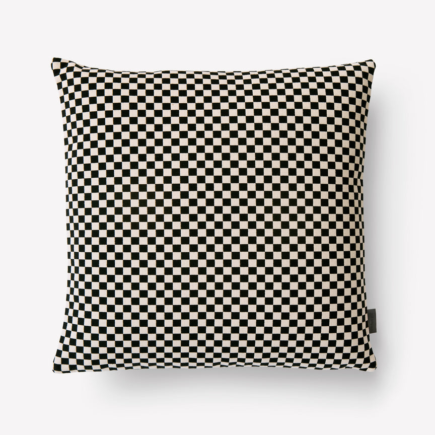 Checker Pillow by Alexander Girard in Black & White