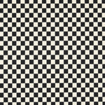 Checker by Alexander Girard Black & White Textile