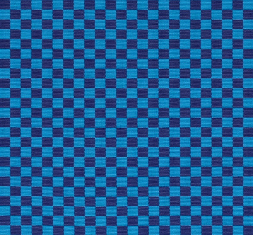 Checker by Alexander Girard Ultramarine & Turquoise Textile