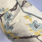 Azalea Waterfront Cushion By Florence Broadhurst with piping detail close up