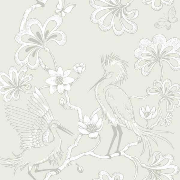 Florence Broadhurst Egrets - Champagne image