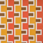 NOTO is a high-performance In-Outdoor fabric with a wide, Bauhaus-inspired geometric pattern that plays on contrasting colours in dense weaves 