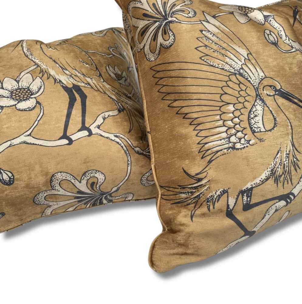 Florence Broadhurst Egrets Cushion