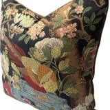 GP & J Baker Rockbird Indigo Cushion