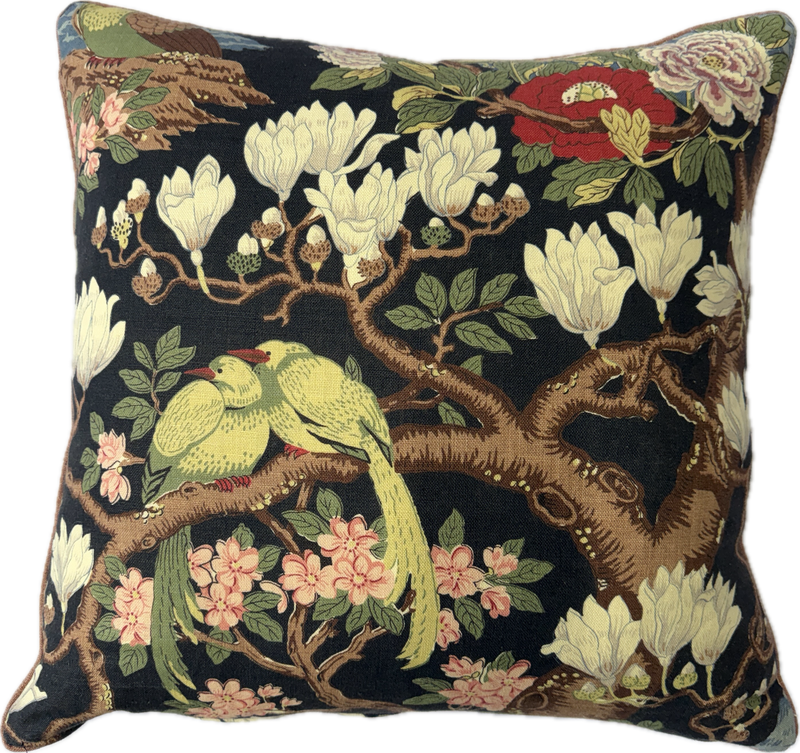 GP & J Baker Rockbird Indigo Cushion