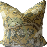 GP & J Baker Rockbird Cushion in Ochre