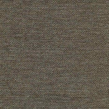 A close-up of a woven Genre Folk fabric texture in a dark taupe-brown. Made in Australia by instyle