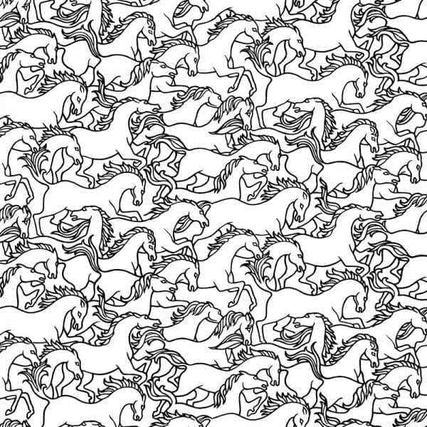 Florence Broadhurst Horse Stampede