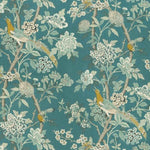 GP & J Baker Hydrangea Bird Teal