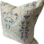 Arabian Birds Azure Florence Broadhurst Cushion 60cm by 60cm