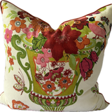 Schumacher Cushion In Lansdale Bouquet