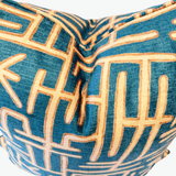 Jimmy Pike Jilji Cushion Petrol Blue