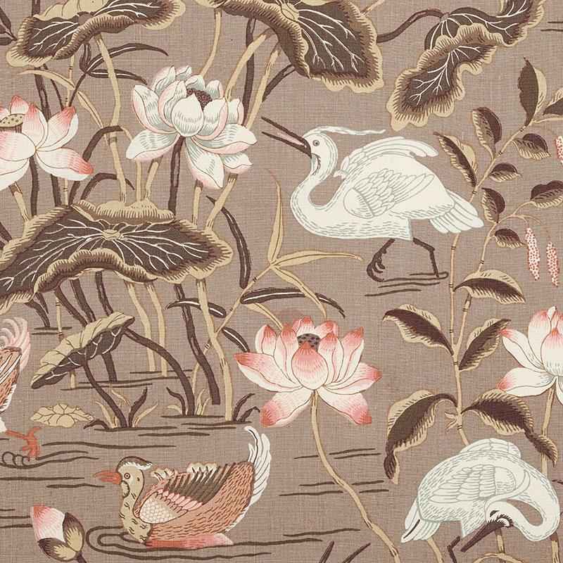Schumacher Fabrics - Lotus Garden
