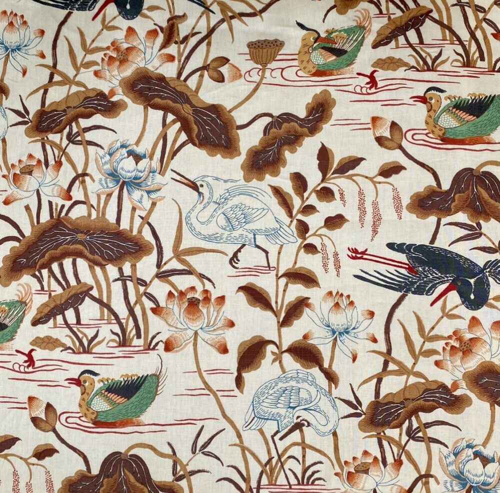 Schumacher Fabrics - Lotus Garden
