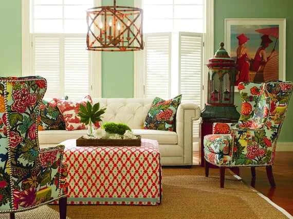 Schumacher Fabrics - Chiang Mai Dragon Velvet