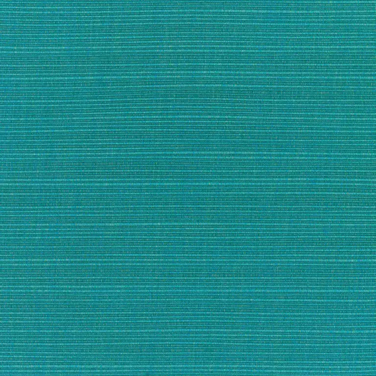 Sunbrella Dupione Sea is a Ribbed textured teal color with a subtle pattern