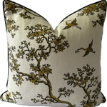 Florence Broadhurst Cushion In The Cranes Matinee 