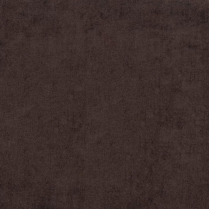 Caspian chocolate 300cm wide velvet curtain fabric by Warwick.