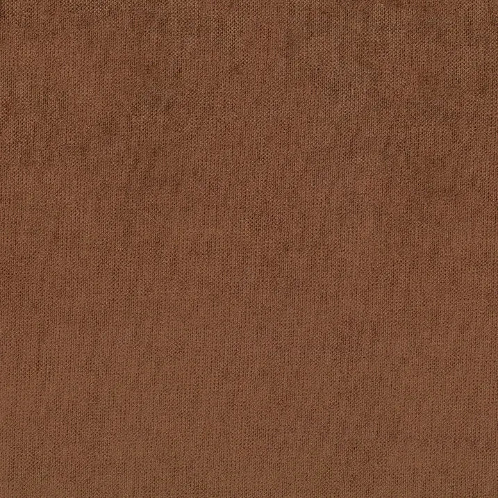 Caspian copper 300cm wide velvet curtain fabric by Warwick