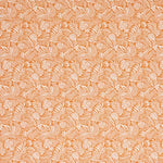 Warwick Mccrae Orange Pattern of white leaves on an orange background.