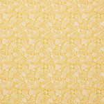 Warwick Mccrae Sunshine. Yellow fabric with white floral pattern