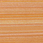 Warwick Nimbin Orange a textured fabric featuring horizontal stripes in warm shades of orange, peach, and gold with subtle glittery highlights.