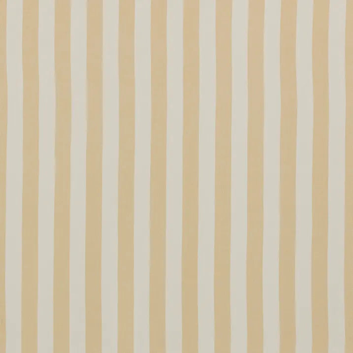 Striped outdoor fabric yellow and white