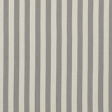 Striped outdoor fabric grey and white