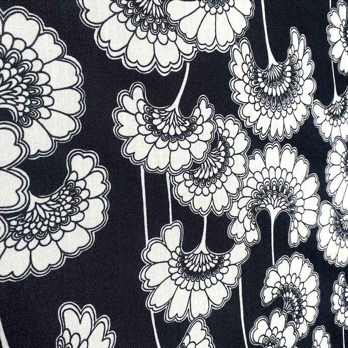 Florence Broadhurst Black and White Japanese Florals