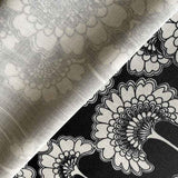 Florence Broadhurst Black and White Japanese Florals