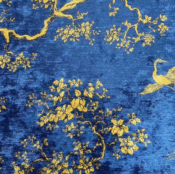 Florence Broadhurst The Cranes in Midnight Velvet