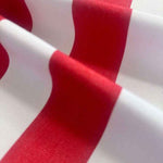 Esplendido Red White Stripe Outdoor Fabric
