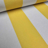 Esplendido Yellow White Stripe Outdoor Fabric