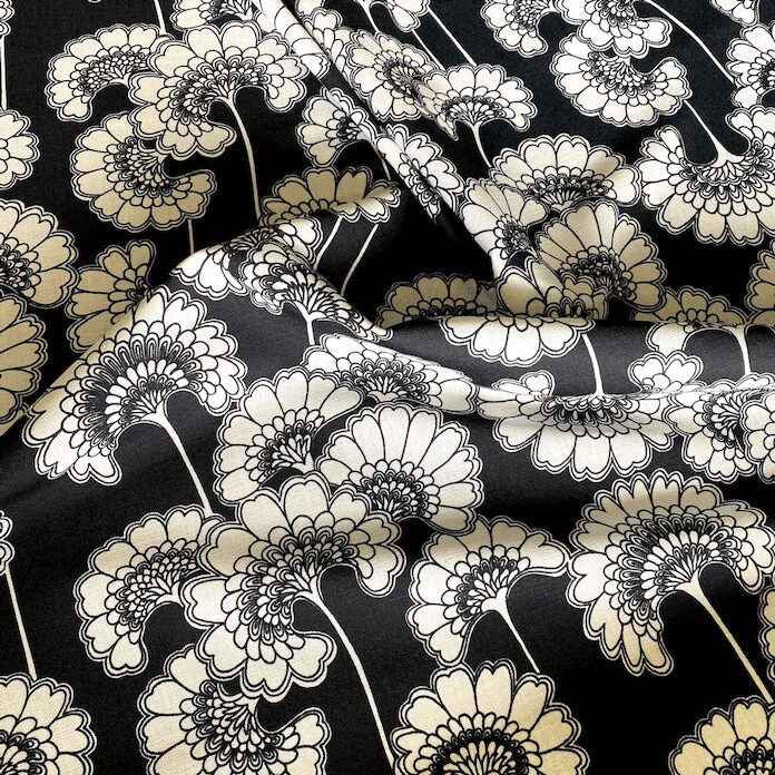 Florence Broadhurst Black and White Japanese Florals